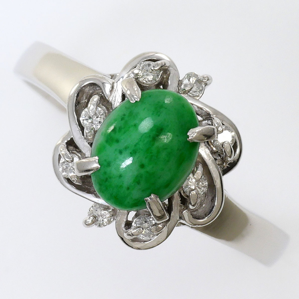 VINTAGE Silver Diamond Ring